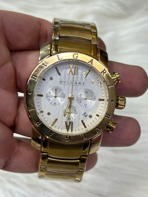 Relógio Masculino Bvlgari Iron Man 2 A Prova D'água - Image 6