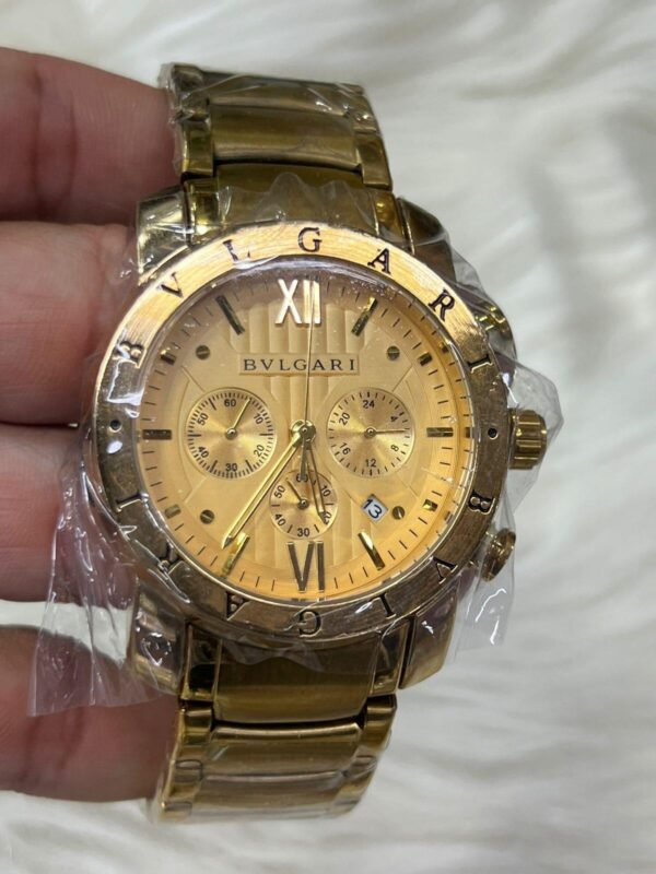 Relógio Masculino Bvlgari Iron Man 2 A Prova D'água - Image 7