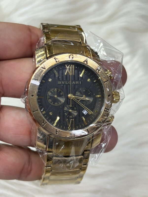 Relógio Masculino Bvlgari Iron Man 2 A Prova D'água - Image 11