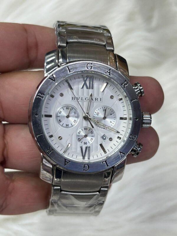 Relógio Masculino Bvlgari Iron Man 2 A Prova D'água