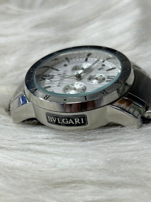 Relógio Masculino Bvlgari Iron Man 2 A Prova D'água - Image 9