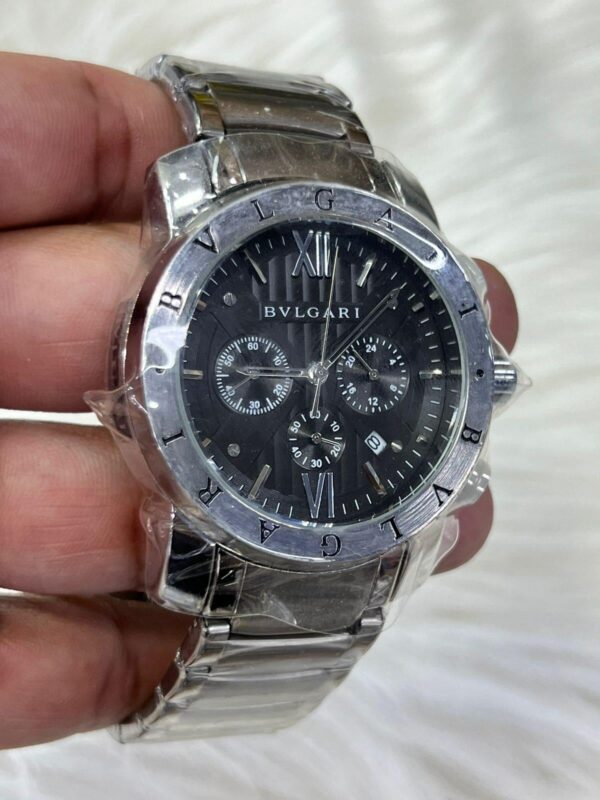 Relógio Masculino Bvlgari Iron Man 2 A Prova D'água - Image 4