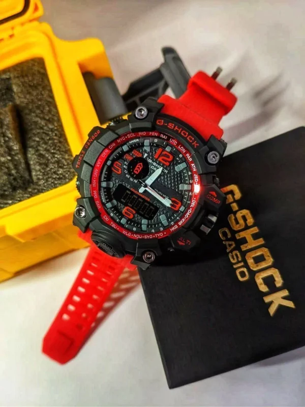 Relógio G-Shock Mudmaster Preto P/Vermelha - a prova dagua - Image 4