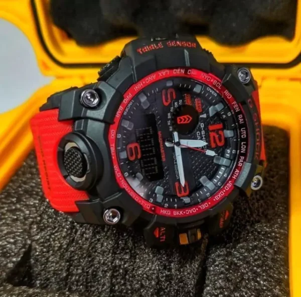 Relógio G-Shock Mudmaster Preto P/Vermelha - a prova dagua - Image 3