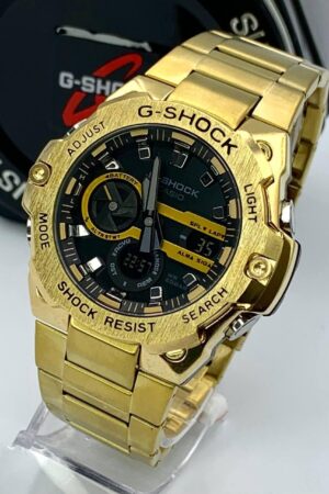 Relógio Masculino G-Shock Metal dourado GST a prova dagua