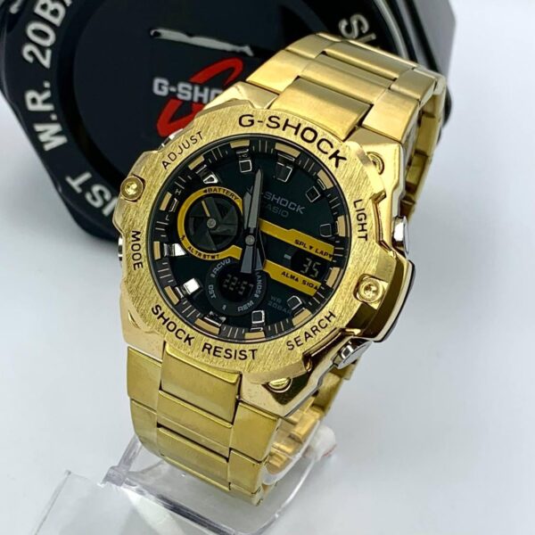 Relógio Masculino G-Shock Metal dourado GST a prova dagua