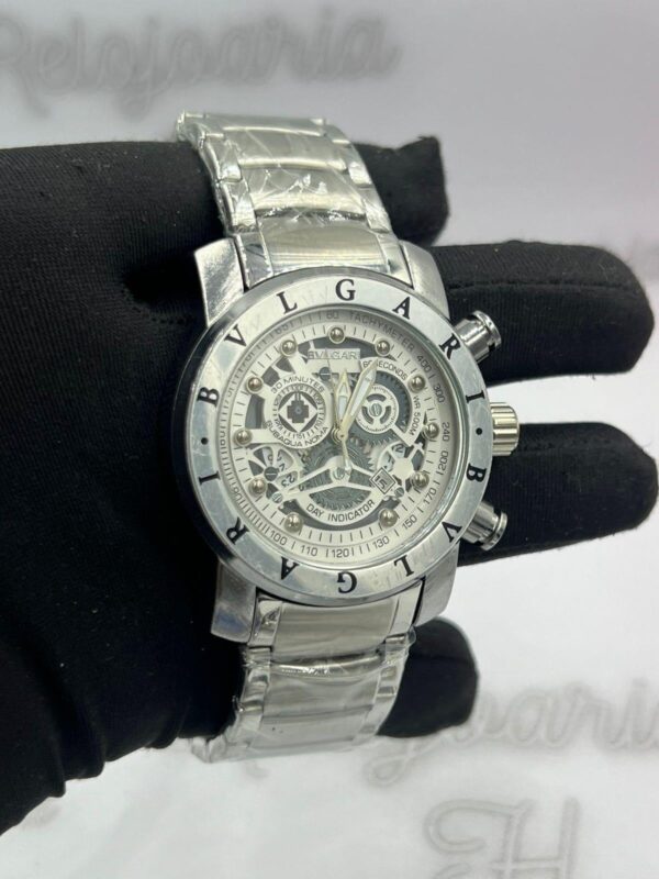 Relógio Masculino Bvlgari Skeleton - Image 4