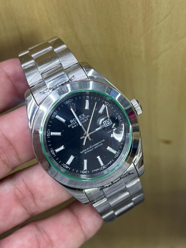 Rolex Date Just - Prime Italia - Quartz - A prova d'água - Prateado - Imagem 4