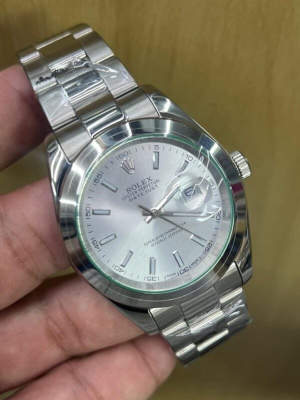 Rolex Date Just - Prime Italia - Quartz - A prova d'água - Prateado - Imagem 6