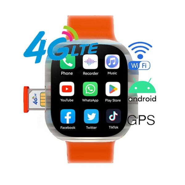 Relógio Smartwatch C90 Ultra + 2 Pulseiras e Entrada para Chip 4G - Imagem 4