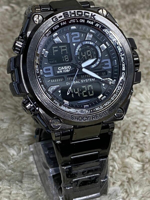 Relógio masculino G-Shock Metal Preto 2021 a prova dagua