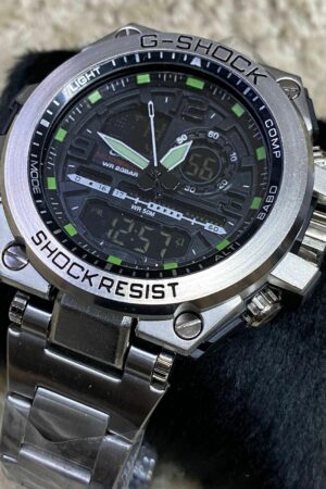 Relógio Masculino G-Shock Metal Iron Man 2022 P/aço Prata/Branco - a prova dagua