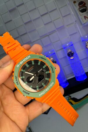 Relógio Masculino G-Shock max 2024 colors laranja verde
